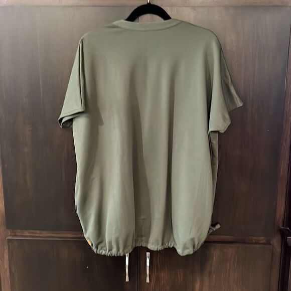 Lucy Green Oversized Short Sleeve Yoga Cardigan - Picture 3 of 5